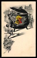 Lithographie Genève, 3me L`Escalade de Genève 1902